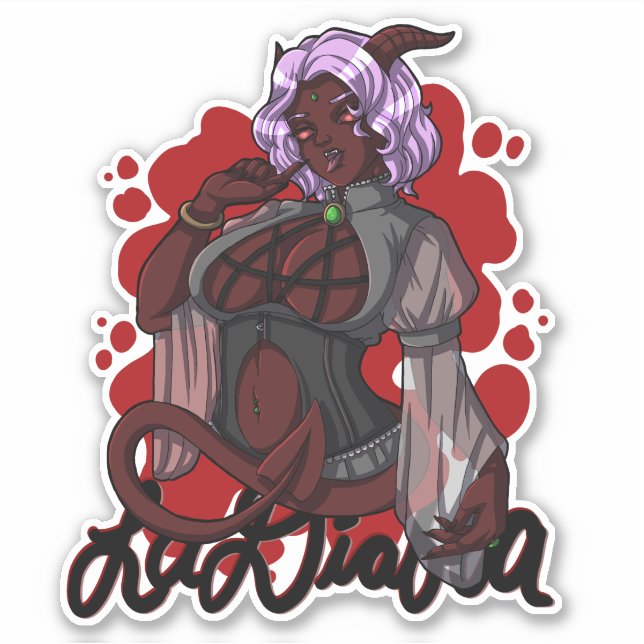 La Diabla Sticker (Front)