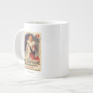 La Diaphane Woman Powdering Face Promo Poster Large Coffee Mug