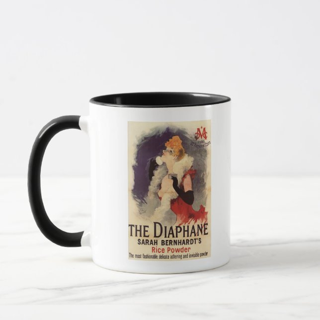 La Diaphane Woman Powdering Face Promo Poster Mug (Left)