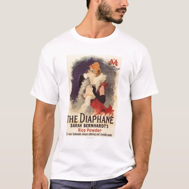 La Diaphane Woman Powdering Face Promo Poster T-Shirt (Front)