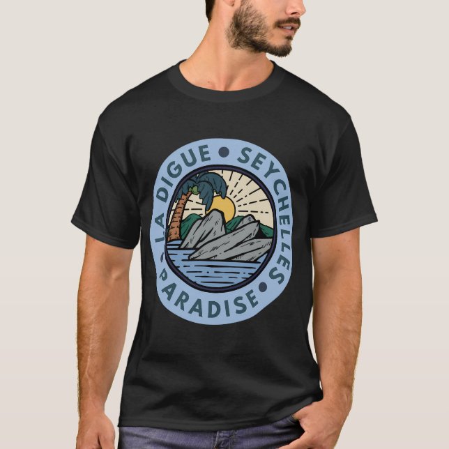La Dique Seychelles Beach T-Shirt (Front)
