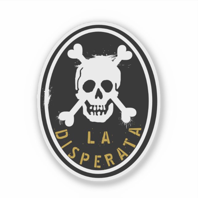 LA DISPERATA STICKER (Front)
