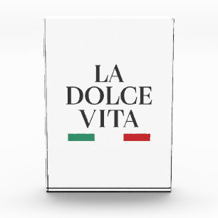 La Dolce Vita Acrylic Award – Italian Inspiration