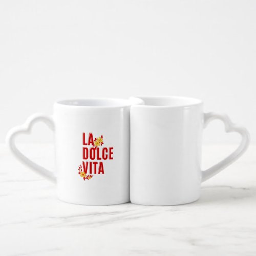 La dolce vita coffee mug set
