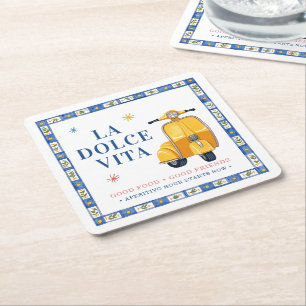 La Dolce Vita Drink Coaster
