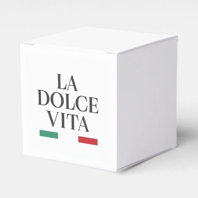 La Dolce Vita Favor Box  (Front Side)