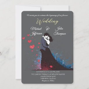 La Dolce Vita French Inspiration Classic 1940s Invitation