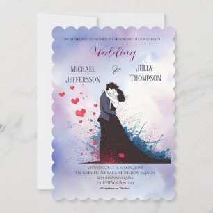 La Dolce Vita French Inspiration Classic 1940s Invitation