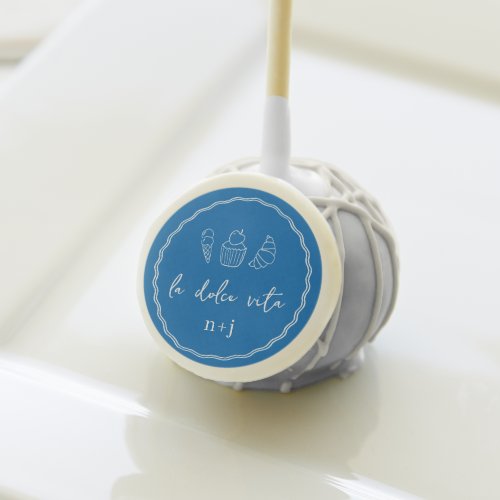 La Dolce Vita Handwritten Bridal Shower Cake Pops