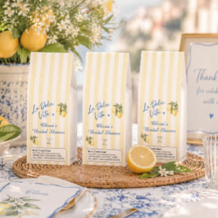 La Dolce Vita Italian Bridal Shower Coffee Favors