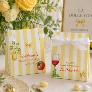 La Dolce Vita Italian Bridal Shower  Favor Boxes
