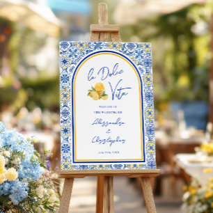 La Dolce Vita Italian Destination Wedding Sign