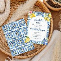 la Dolce Vita Italian Dinner lemon bridal shower