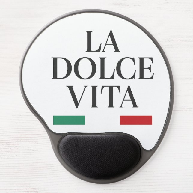La Dolce Vita Italian Gel Mousepad (Front)
