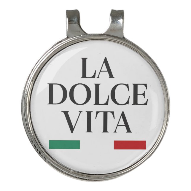 La Dolce Vita Italian Hat Clip (Front)