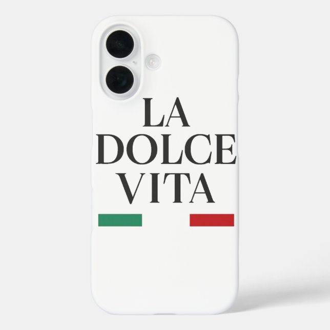 La Dolce Vita Italian I-Phone Case (Back)