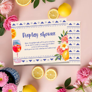 La Dolce Vita Italian Lemon Display Shower Enclosure Card