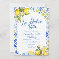 La Dolce Vita Italian Lemon elegent 30th Birthday 