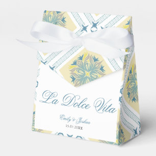 La Dolce Vita Italian Lemon Wedding Favor Boxes