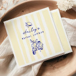 La Dolce Vita Italian Lemon Yellow Bridal Shower Napkins<br><div class="desc">Add a touch of elegance to your bridal shower with our La Dolce Vita Italian Lemon Yellow Napkins. Featuring a charming lemon-inspired design with vibrant yellow accents, these napkins bring a fresh, sophisticated vibe to your celebration. Perfectly suited for Italian-themed events, they combine style and practicality to enhance your décor....</div>