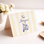 La Dolce Vita Italian Lemon Yellow Bridal Shower Thank You Card<br><div class="desc">Say 'Grazie!' in style with our 'La Dolce Vita' Italian Lemon Yellow Bridal Shower Thank You Card. This charming design features a sunny lemon yellow backdrop, delicate lemon illustrations, and classic yellow stripes for a touch of Italian elegance. Perfectly suited for your lemon-themed bridal shower, this card adds a cheerful...</div>