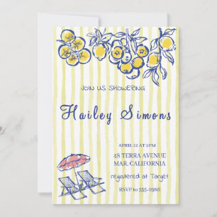 La Dolce Vita Italian Lemon Yellow Invitation