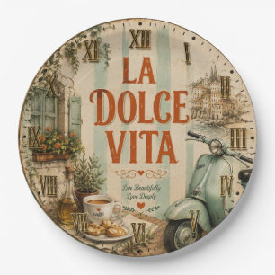La Dolce Vita Italian Paper Plates