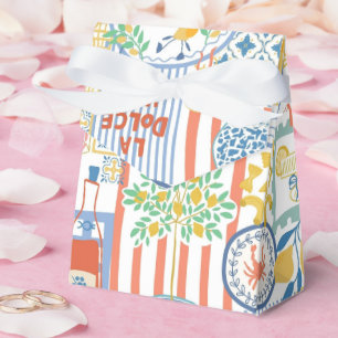 La Dolce Vita Italian Summer Lemons Mediterranean Favor Boxes