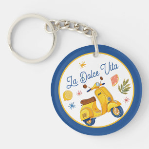 La Dolce Vita Italian Summer Wedding Favor Keychain