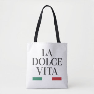 La Dolce Vita Italian Tote Bag