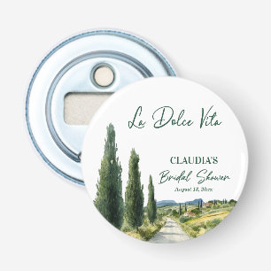 La Dolce Vita Italian View Bridal Shower Favor Bottle Opener