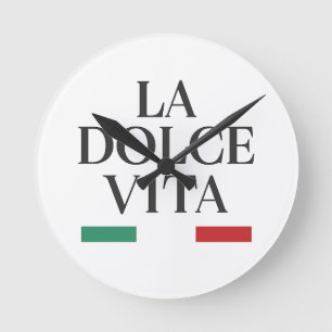 La Dolce Vita Italian Wall Clock