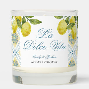 La Dolce Vita Italian Wedding Scented Jar Candle