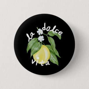 La Dolce Vita La Dolce Bride Italy Lemon Matching  Button