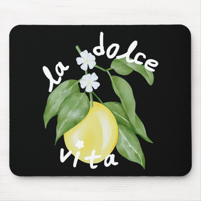 La Dolce Vita La Dolce Bride Italy Lemon Matching  Mouse Pad (Front)