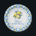 La Dolce Vita Lemon Bridal Shower Paper Plates<br><div class="desc">La Dolce Vita lemon bridal shower plates.</div>