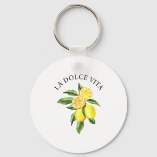 La Dolce Vita Lemon Italian Summer Limoncello Amal Keychain