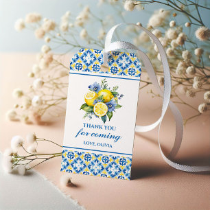 La Dolce Vita Lemon Thank You Gift Tags