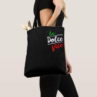 La Dolce Vita Medium All-Over-Print Tote Bag