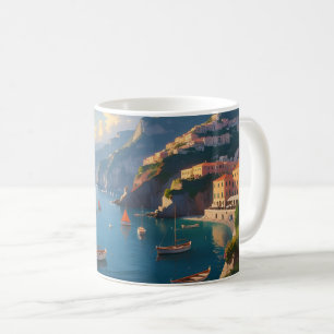 La Dolce Vita Positano Mug Amalfi Coast Lemon Ar