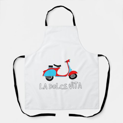 La Dolce Vita  Scooter Love Apron