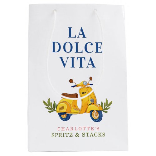 La Dolce Vita Spritz & Stack Mahjong Favor Medium Gift Bag
