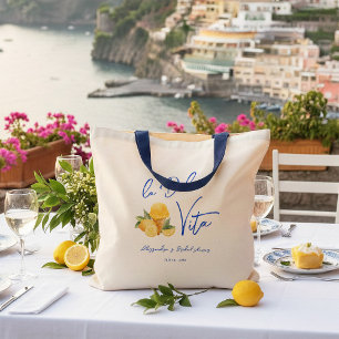 La Dolce Vita Stylish Italian Summer Bridal Shower Tote Bag