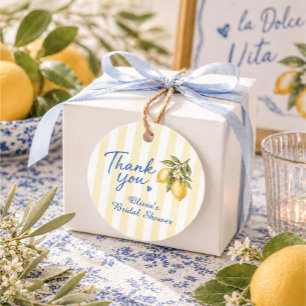 La Dolce Vita Thank You Favor Tags