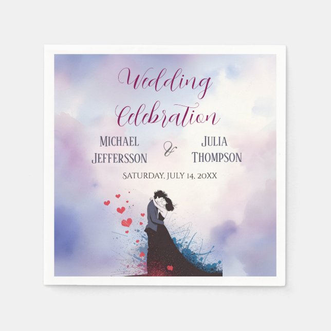 La Dolce Vita Wedding French Inspiration 1940s  Napkins (Front)