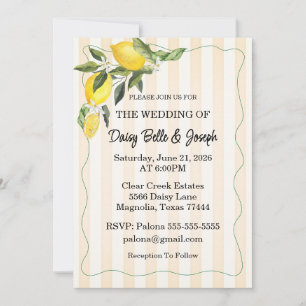 La Dolce Vita Wedding Invitation