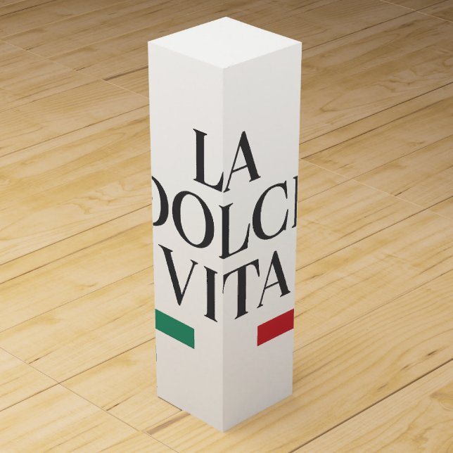 La Dolce Vita Wine Gift Box (Front)