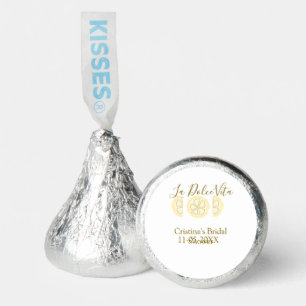 La Dolce Vita yellow lemon bridal shower pastel bo Hershey®'s Kisses®