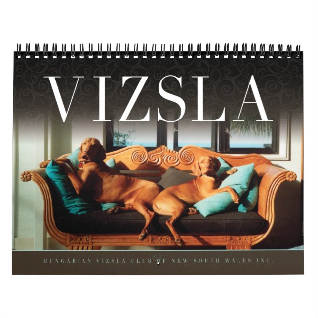 La Dolce Vizsla Calendar (Cover)
