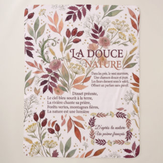 La Douce Nature Sherpa Blanket